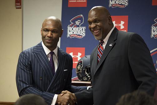 WATCH: RMU officially introduces Bernard Clark as head coach | RMU ...