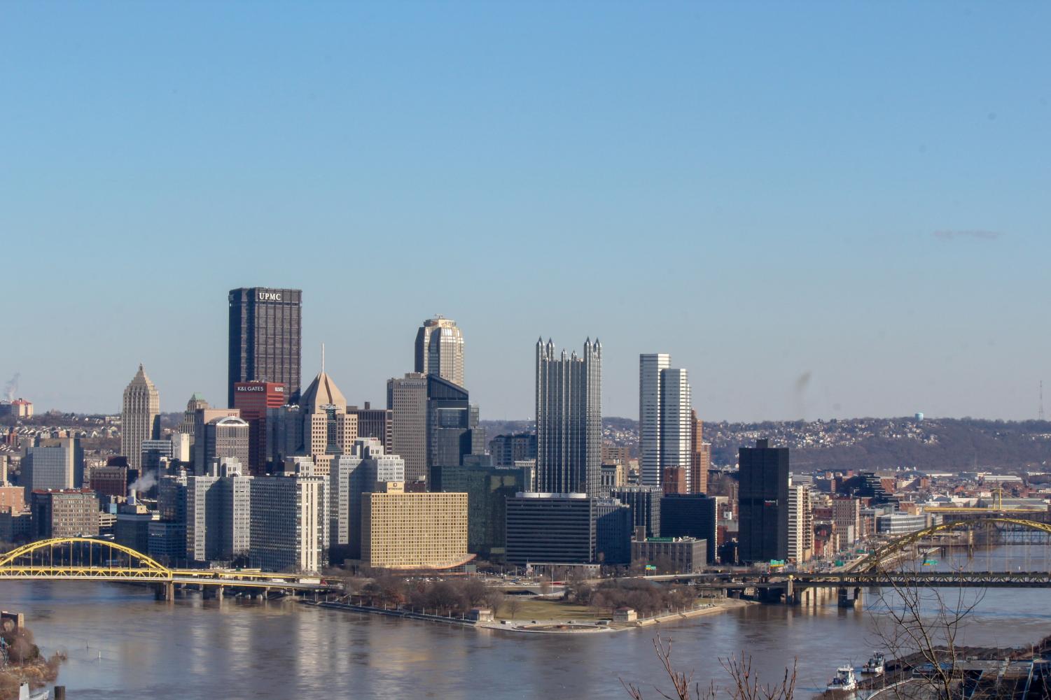 Pittsburgh flood skyline west end 8 RMU Sentry Media