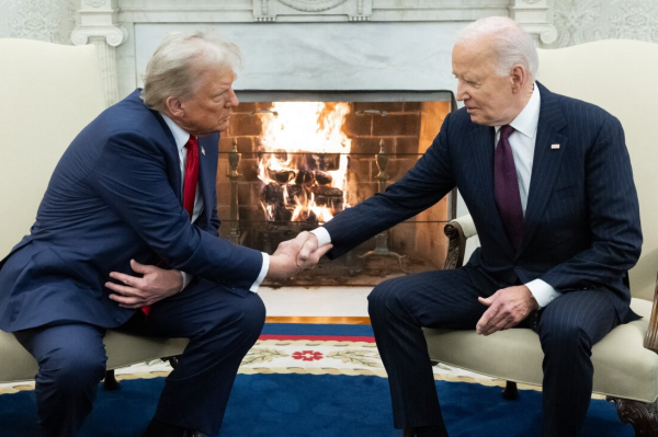 President Joe Biden and President Elect Donald Trump Hold Transitional Talk in Oval Office