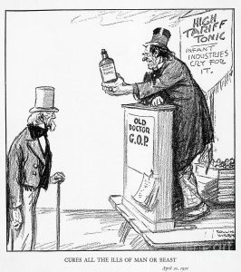 1921 Tariff political comic